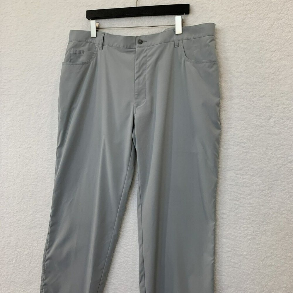 PGA Tour Men's 40x29 Gray Light Weight Golf Performance Pants